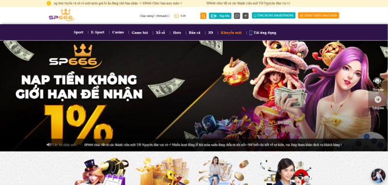 Thông tin liên hệ của trang web game 58M Max - 58M